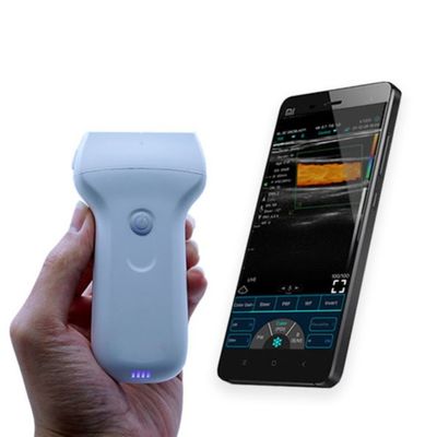 kopen CE-goedgekeurde draadloze draagbare echografiesonde met 96 elementen voor klinische diagnose in ziekenhuizen online manufacture