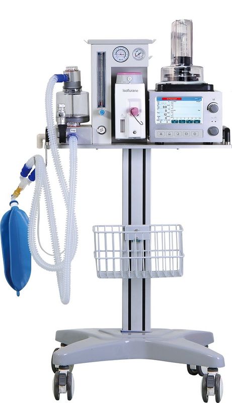 7“ Kleurrijk TFT LCD-van het de Kliniekmateriaal van de Touch screendierenarts Veterinair de Anesthesiesysteem