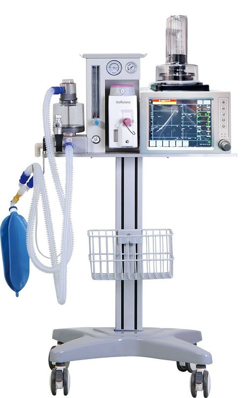7“ Kleurrijk TFT LCD-van het de Kliniekmateriaal van de Touch screendierenarts Veterinair de Anesthesiesysteem