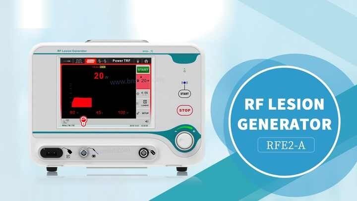1-kanaals RF-laesiegenerator met MDR CE voor pijnbestrijding met impedantiemonitoring en thermische radiofrequentiemodi