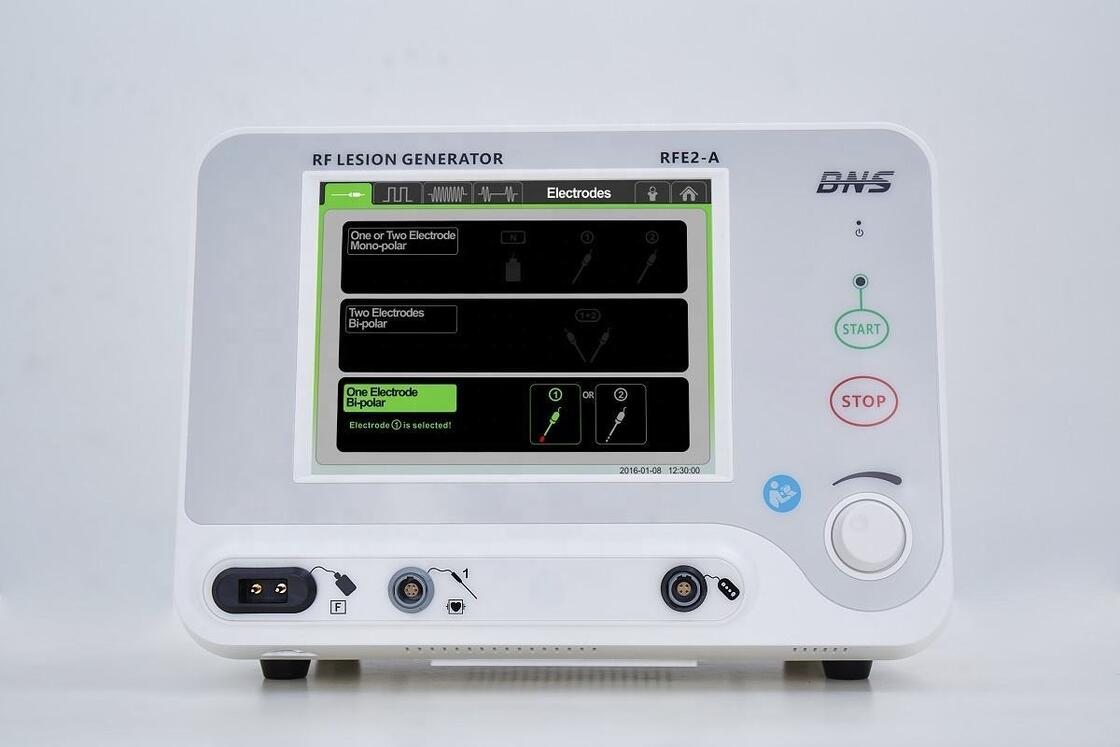 1-kanaals RF-laesiegenerator met MDR CE voor pijnbestrijding met impedantiemonitoring en thermische radiofrequentiemodi