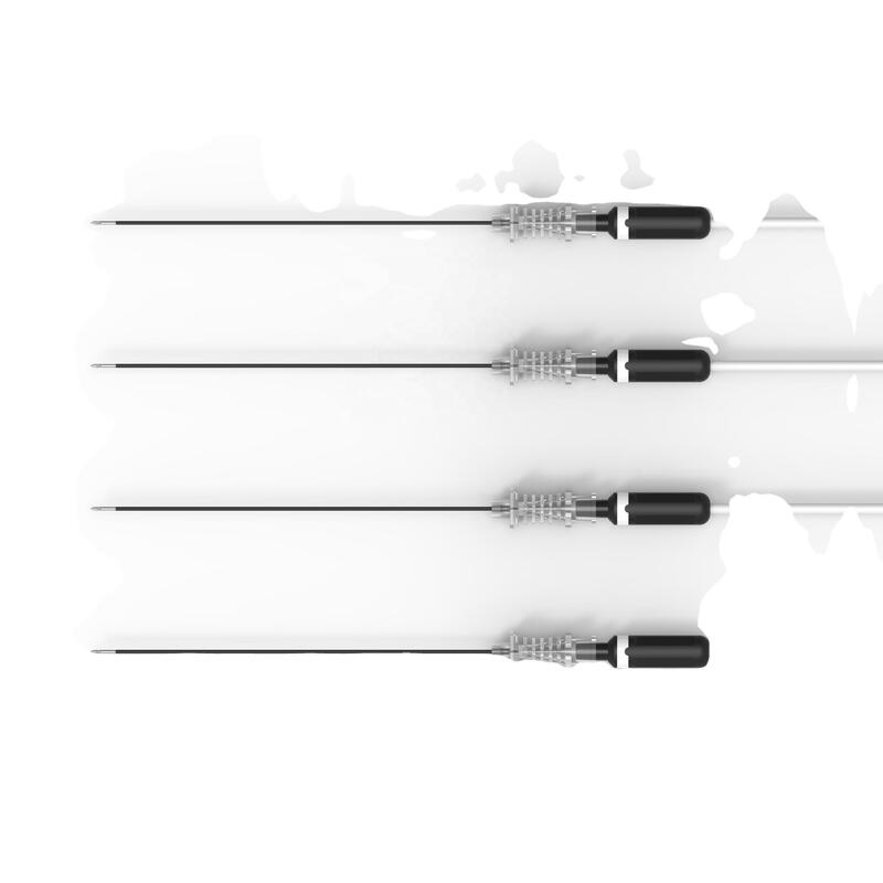 Disposable Single Use RF Electrode with Medical-grade Stainless Steel and 2/4mm Adjustable Active Tip for Neuro Thermal Lesion Generator