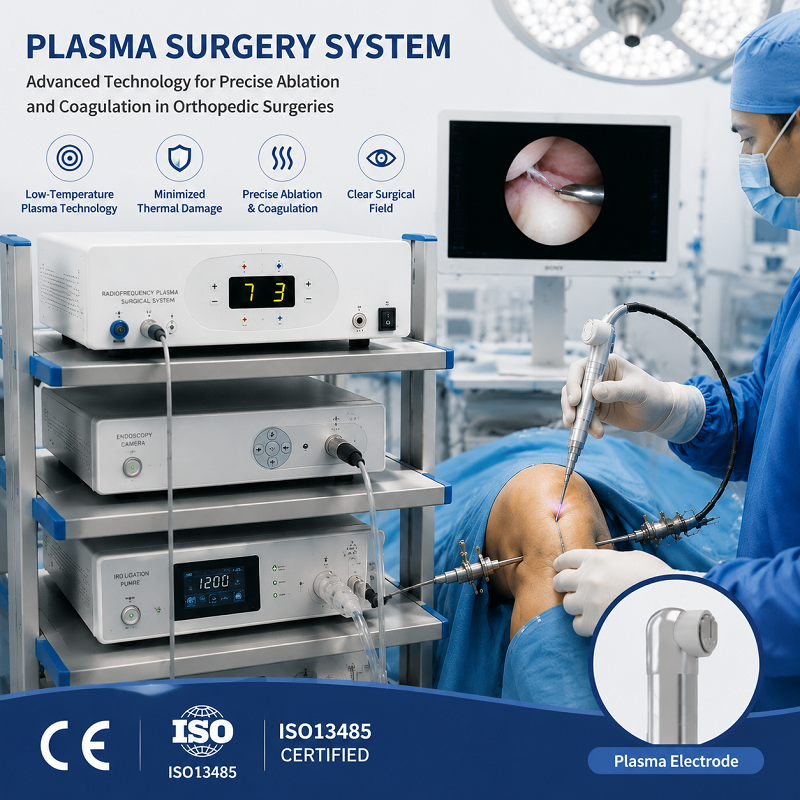 Laagtemperatuur minimaal invasief arthroscopisch plasmachirurgisch systeem met een werktemperatuur van 40-70 °C voor RF-plasmachirurgische elektrode