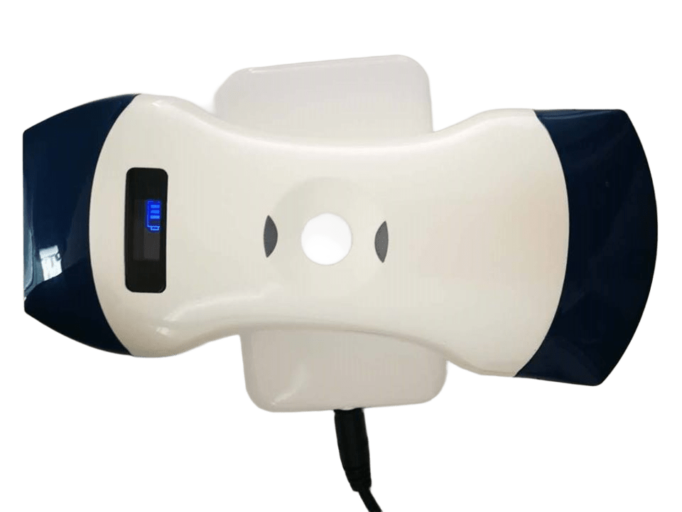 Draadloze draagbare ultrasone sonde met 128 elementen en dubbele kop – één sonde voor diepe beeldvorming, oppervlakkige beeldvorming en point-of-care-diagnose