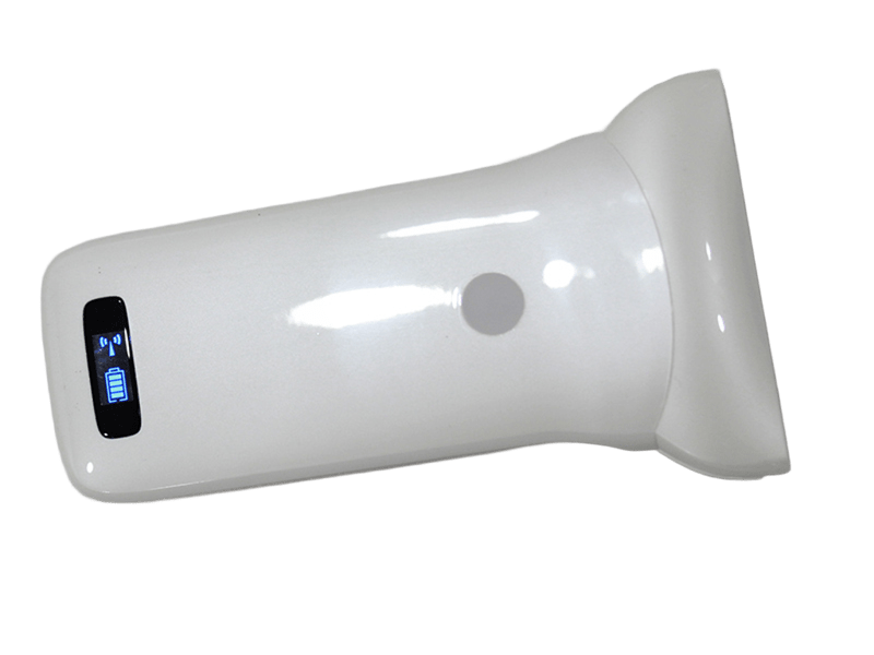 256 elementen ultrabrede 85 mm lineaire kleurendoppler draadloze echografiesonde voor vasculaire beeldvorming en PICC-geleiding